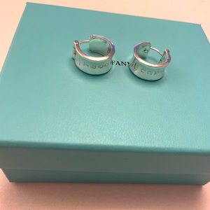 Vintage Tiffany & Co. Sterling Silver Return to Tiffany’s Hoop Earrings
